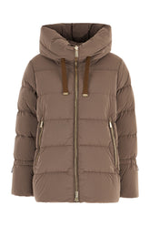 Brown polyester Gadia down jacket -  | Wise