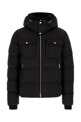 Black nylon blend Alarick down jacket -  | Wise