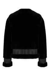 Black shearling jacket -  | Wise
