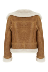 Two-tone shearling jacket -  | Wise