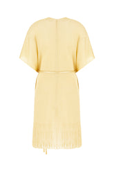 Gold crochet beach robe -  | Wise