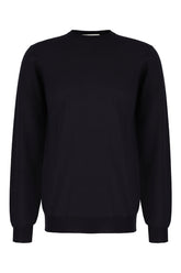 Midnight blue wool sweater -  | Wise