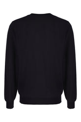 Midnight blue wool sweater -  | Wise