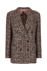 Embroidered acrylic blend blazer -  | Wise