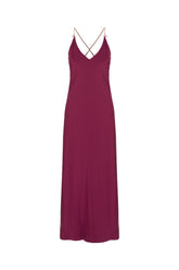 Grape acetate blend dress -  | Wise