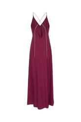 Grape acetate blend dress -  | Wise