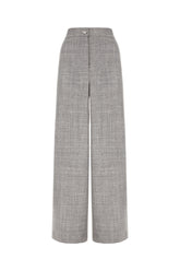 Pantalone in misto lana grigia -  | Wise