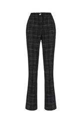 Pantalone in misto lana ricamato -  | Wise