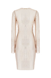 Embellished mesh dress -  | Wise