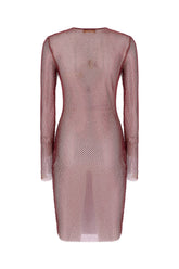 Embellished mesh dress -  | Wise