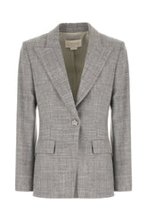 Giacca in misto lana ricamata -  | Wise