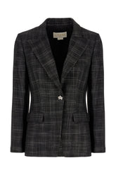 Giacca in misto lana ricamata -  | Wise