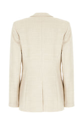 Giacca in misto lana stretch giallo pastello -  | Wise
