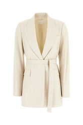 Giacca in misto lana stretch giallo pastello -  | Wise