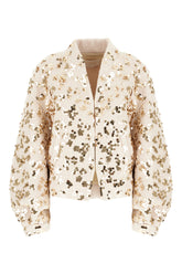 Sand polyester and wool blazer -  | Wise