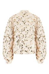 Sand polyester and wool blazer -  | Wise