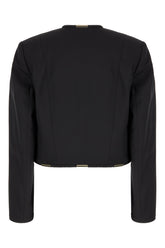 Giacca in misto viscosa stretch nero -  | Wise