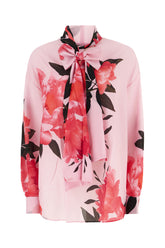 Blusa in seta stampata -  | Wise