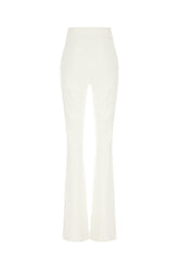 Ivory stretch nylon pants -  | Wise