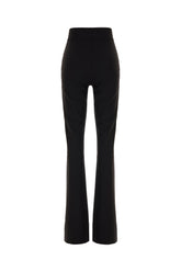 Black stretch nylon pants -  | Wise