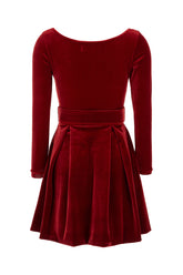Red velvet Apoxy dress -  | Wise