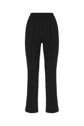 Black stretch nylon pants -  | Wise