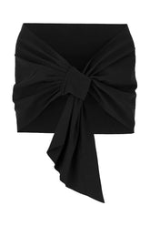 Black stretch nylon scarf -  | Wise