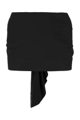 Black stretch nylon scarf -  | Wise
