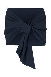 Midnight blue stretch nylon scarf -  | Wise