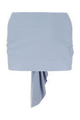 Powder blue stretch nylon scarf -  | Wise