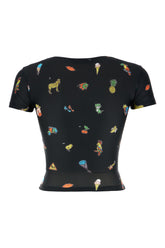 Top in nylon stretch stampato -  | Wise