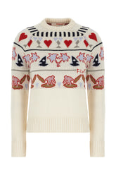 Multicolor wool sweater -  | Wise