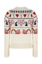 Multicolor wool sweater -  | Wise