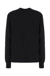Felpa in cotone nero -  | Wise