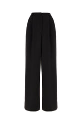 Pantalone in misto poliestere stretch nero -  | Wise