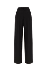 Pantalone in misto poliestere stretch nero -  | Wise