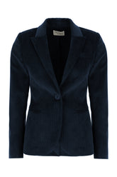 Giacca in velluto a coste blu notte -  | Wise
