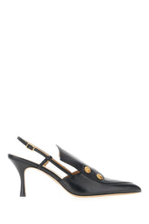 Black leather Agnes pumps -  | Wise
