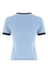 Light blue cotton t-shirt -  | Wise