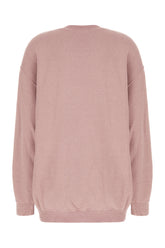Mauve cotton blend sweatshirt -  | Wise