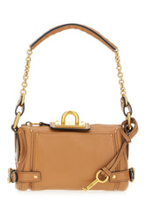 Beige leather small Paddington crossbody bag -  | Wise
