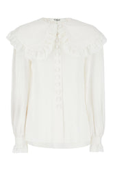 Blusa in seta avorio -  | Wise