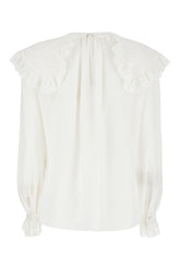 Blusa in seta avorio -  | Wise