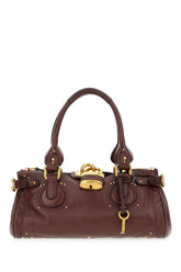 Borsa a spalla Paddington in pelle prugna -  | Wise