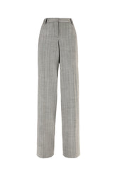 Embroidered stretch wool pants -  | Wise