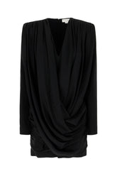 Black acetate blend blazer -  | Wise