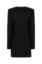 Black acetate blend blazer -  | Wise