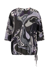 Blusa in viscosa stretch stampata -  | Wise