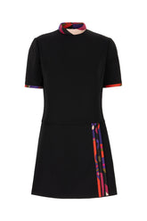 Abito in viscosa stretch nero -  | Wise