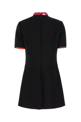 Abito in viscosa stretch nero -  | Wise